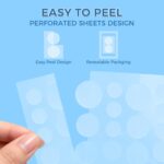 Pimple Patches for Face, 640 Count Hydrocolloid Patch Acne Patches,4 Sizes Zit Patches for Covering, Blemishes and Breakouts, Dots Stickers with Salicylic Acid, Tea Tree Oil & Calendula Oil